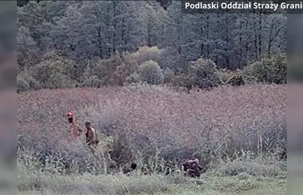 На белорусско-польской границе / twitter.com/Straz_Graniczna
