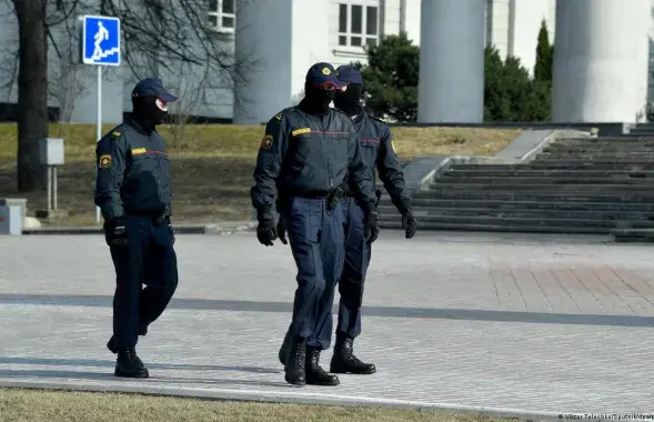 Белорусские милиционеры / Sputnik/dpa, иллюстративное фото
