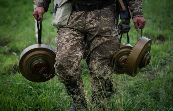 Украина минирует границу с Беларусью / t.me/KOS_ZSU
