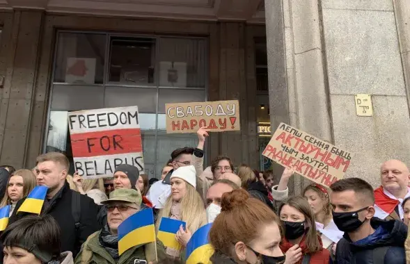 Rally of Belarusians in Warsaw / Euroradio