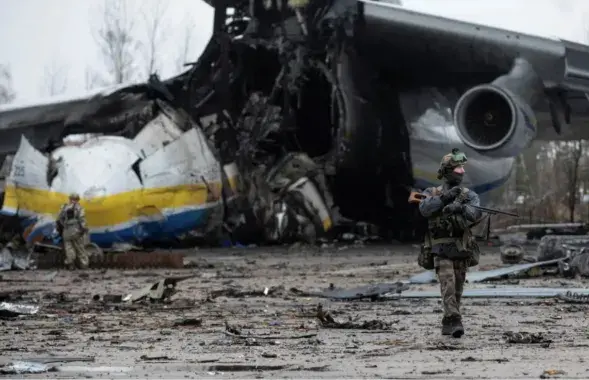 Ан-225 расіяне знішчылі ў пачатку вайны ў лютым 2022 года / Reuters

