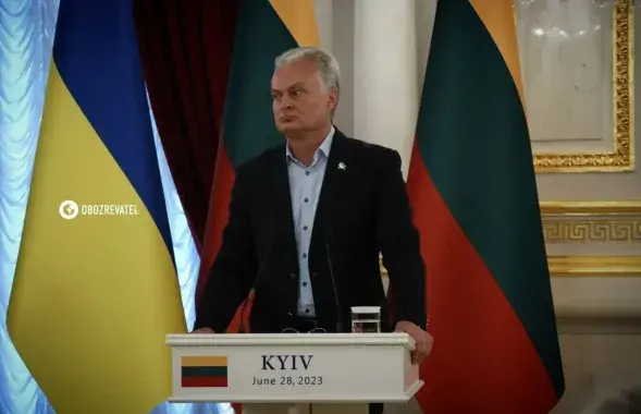 Гитанас Науседа / obozrevatel.com
