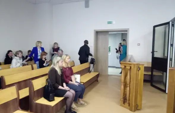 Учительницы в суде. Фото: Еврорадио​