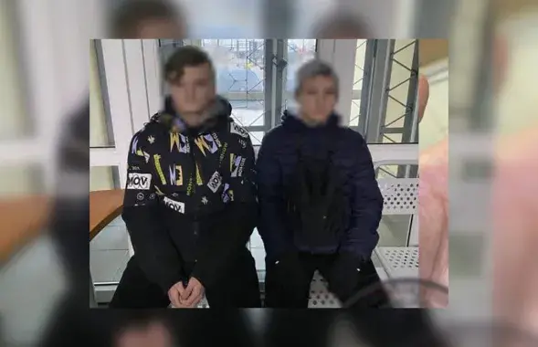 Задержанные подростки / ТГ-канал силовиков
