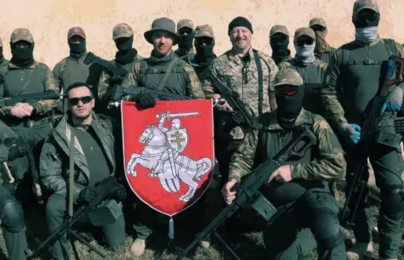 Беларускія байцы з "Пагоні" / тэлеграм