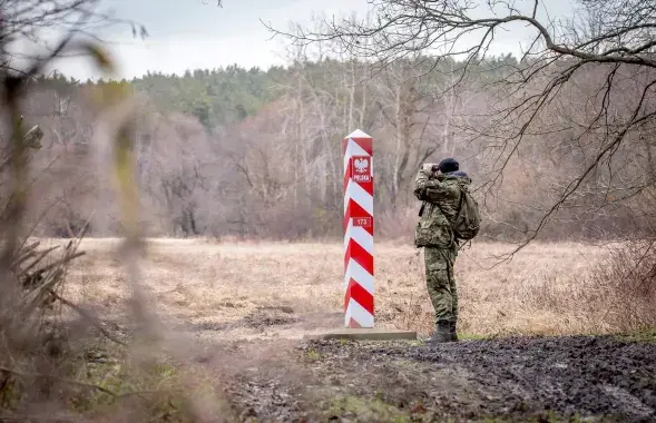 На границе Беларуси и Польши / twitter.com/Straz_Graniczna