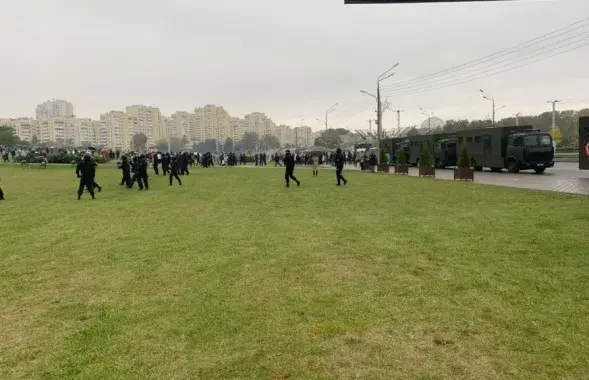 "Зачистка" в Минске, осень 2020-го / Из архива Еврорадио​
