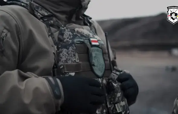 Рэкруты палка Каліноўскага праходзяць праз вучэбку — баец гатовы праз шэсць тыдняў / t.me/belwarriors/
