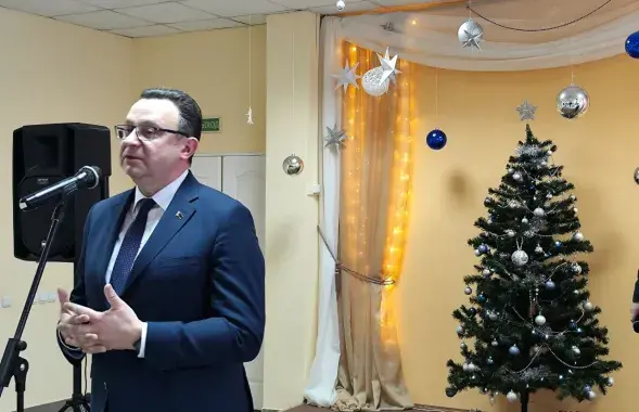 Дзмітрый Піневіч у Магілёве / t.me/minzdravbelarus
