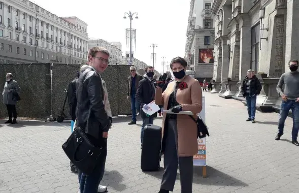Избирательный пикет / Еврорадио​