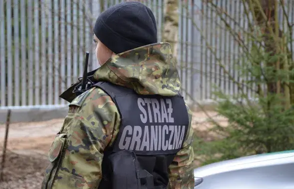 В дополнение к стальному забору на границе с Беларусью поляки оборудуют электронный барьер /&nbsp;twitter.com/Straz_Graniczna
