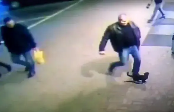 Скриншот с видео, распространявшегося&nbsp;"ВКонтакте".