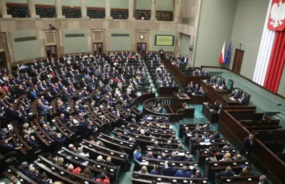 Пасяджэнне Сейма Польшчы / РАР
