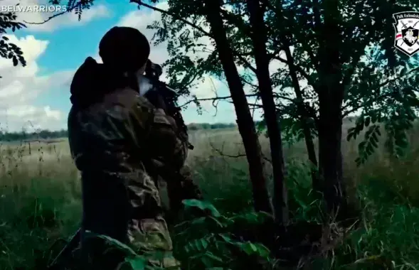 Баец палка Каліноўскага / кадр з відэа
