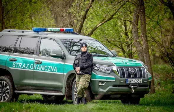 На белорусско-польской границе / twitter.com/Straz_Graniczna
