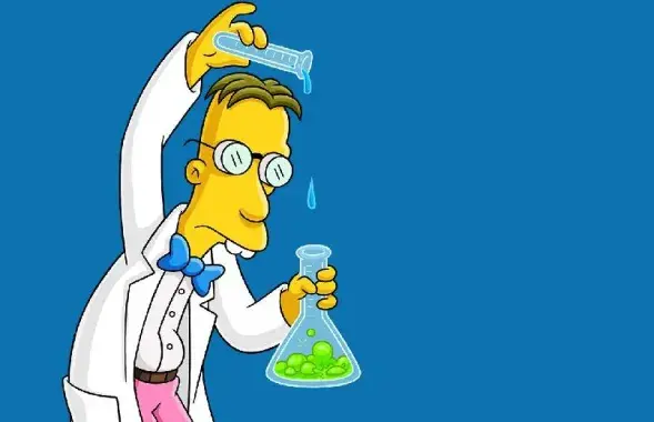 Кадр з мультсерыяла "Simpsons"