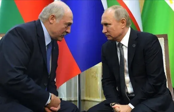 Аляксандр Лукашэнка і Уладзімір Пуцін
