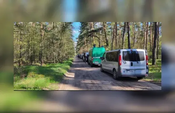 На месте падения ракеты / rmf24.pl
