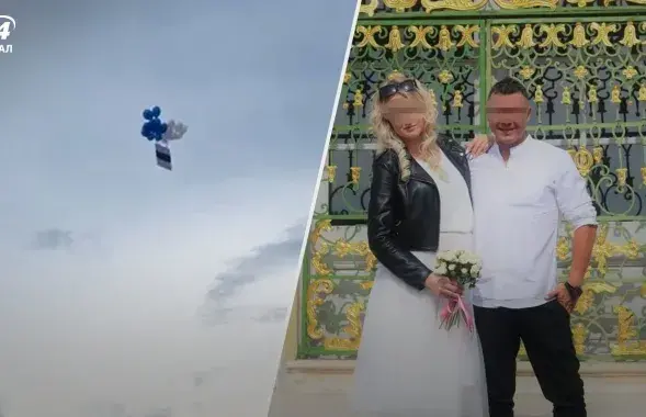 Дзмітрый Галаўлеў запусціў у небе над Масквой сцяг легіёна "Свабода Расіі" / калаж 24tv.ua
