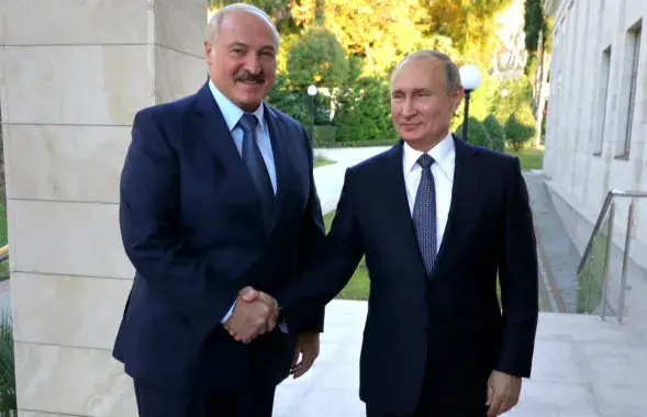 Александр Лукашенко и Владимир Путин в Сочи / Reuters