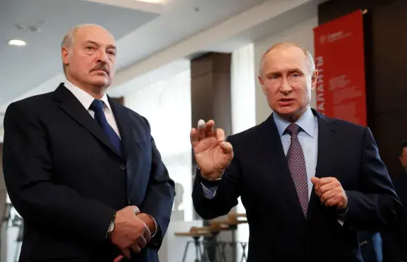 Александр Лукашенко и Владимир Путин / Reuters
