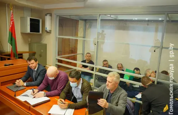 Во время суда над участниками "Рабочага руху" / gp.by
