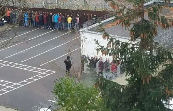 Задержанные в Советском РУВД Минска​

