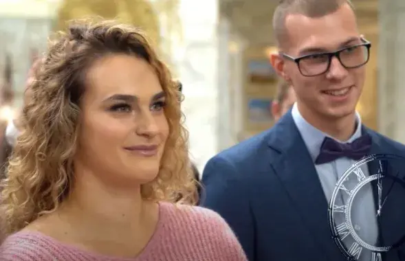 Арына Сабаленка і Максім Недасекаў на навагоднім прыёме ў Лукашэнкі / instagram.com/stories/sabalenka_aryna
