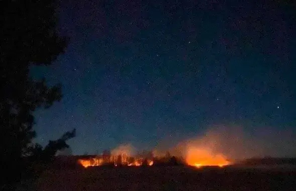Под Лунинцем, вероятно, разбился российский самолет