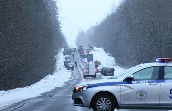 Смяротная аварыя пад Смалявічамі / БЕЛТА
