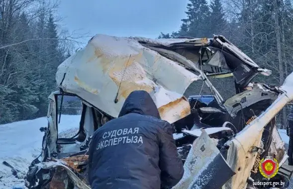 На месте смертельной аварии под Смолевичами&nbsp;/ sudexpert.gov.by
