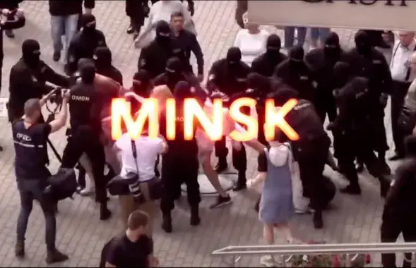 Минские протесты попали в клип Сержа Танкяна / кадр из видео​