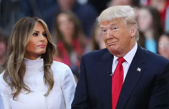 Мелания и Дональд Трамп
