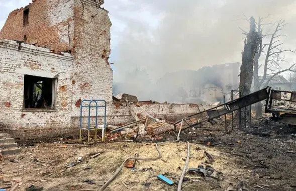 Па Ноўгарад-Северскаму ў Чарнігаўскай вобласці 11 мая быў нанесены ракетны ўдар​ /&nbsp;@chernigivskaODA