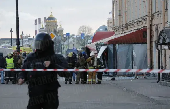 Кафе, где произошел взрыв /&nbsp;@fontankaspb
