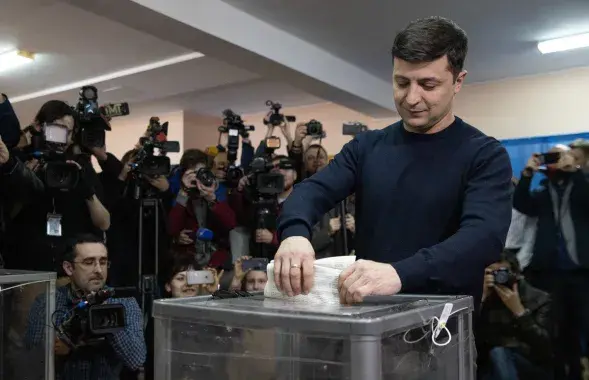 Владимир Зеленский, наиболее рейтинговый кандидат в президенты Украины. Фото: Громадське