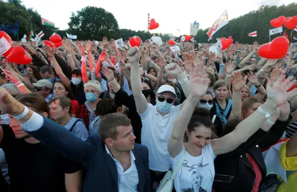 Мітынг Святланы Ціханоўскай&nbsp;ў Мінску / Reuters