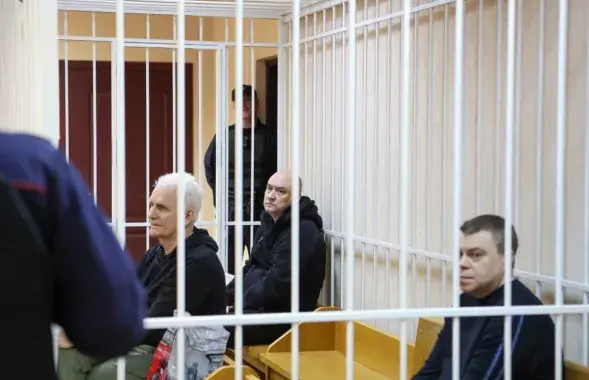 Алесь Бяляцкі, Валянцін Стэфановіч, Уладзімір Лабковіч / t.me/viasna96
