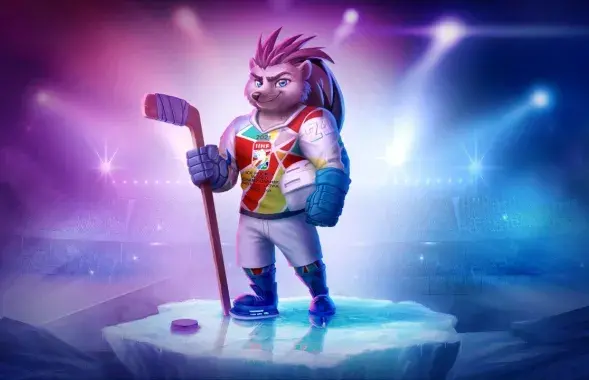 Символ чемпионата мира по хоккею 2021 года еж Спайки / hockey.by​