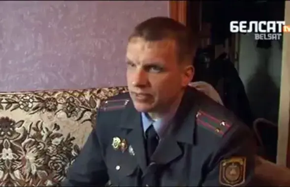 Игорь Вусик. Кадр из видеосюжета "Белсата"