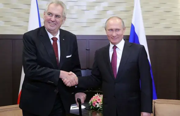 Милош Земан и Владимир Путин / ria.ru​