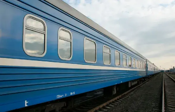 Цягнік, ілюстрацыйнае фота
