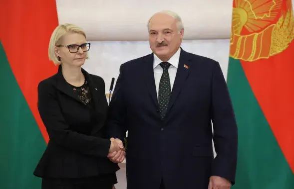 Зита Илона Бенчик и Александр Лукашенко