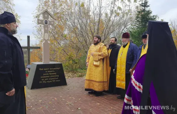 Асвячэнне крыжа ў Магілёве