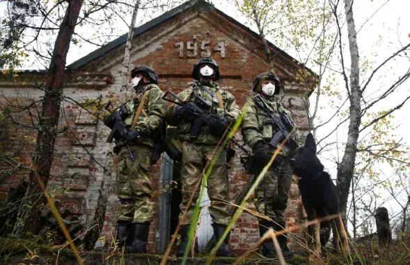 Беларускія памежнікі ў зоне адчужэння&nbsp;