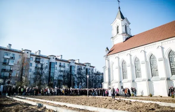 Костел на Золотой Горке в Минске, иллюстративное фото