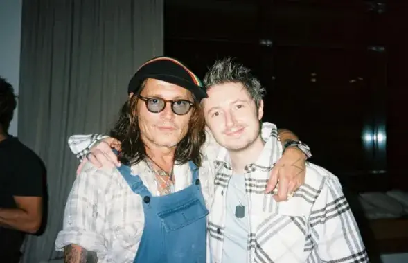 Johnny Depp and Ryan McParland / Instagram account of Ryan McParland