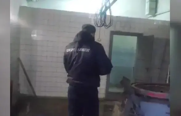 Сотрудник СК на месте происшествия