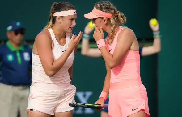 Арина Соболенко и Виктория Азаренко&nbsp;