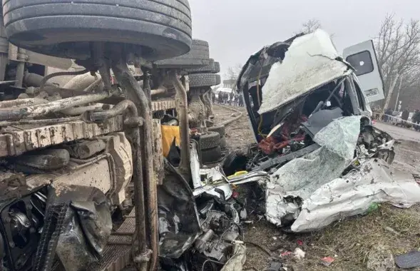На месте аварии